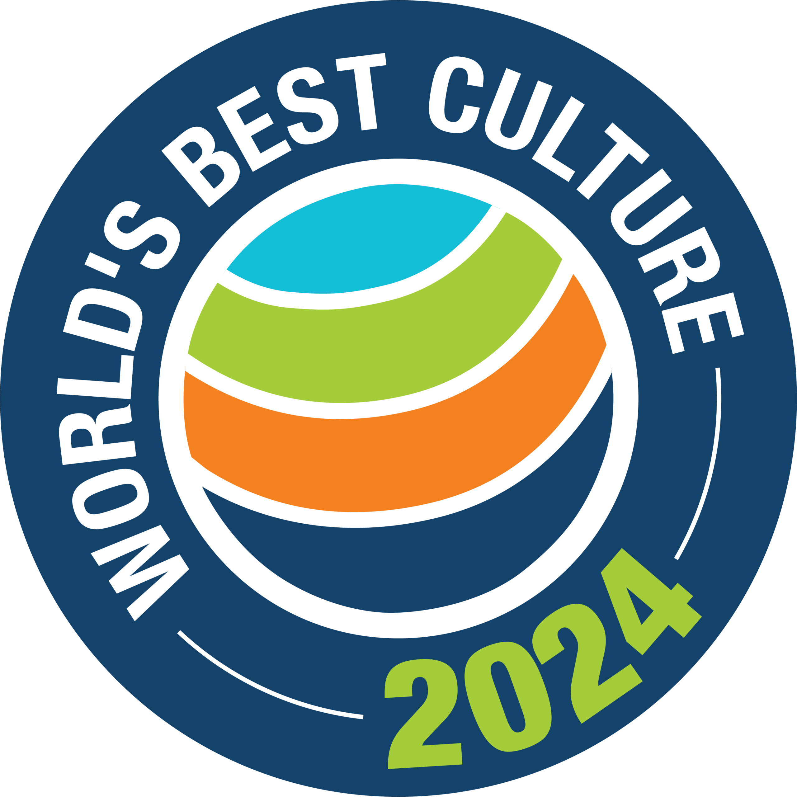 WorldBest Badge 2024 BLUE