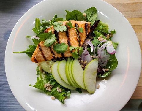Salmon plate
