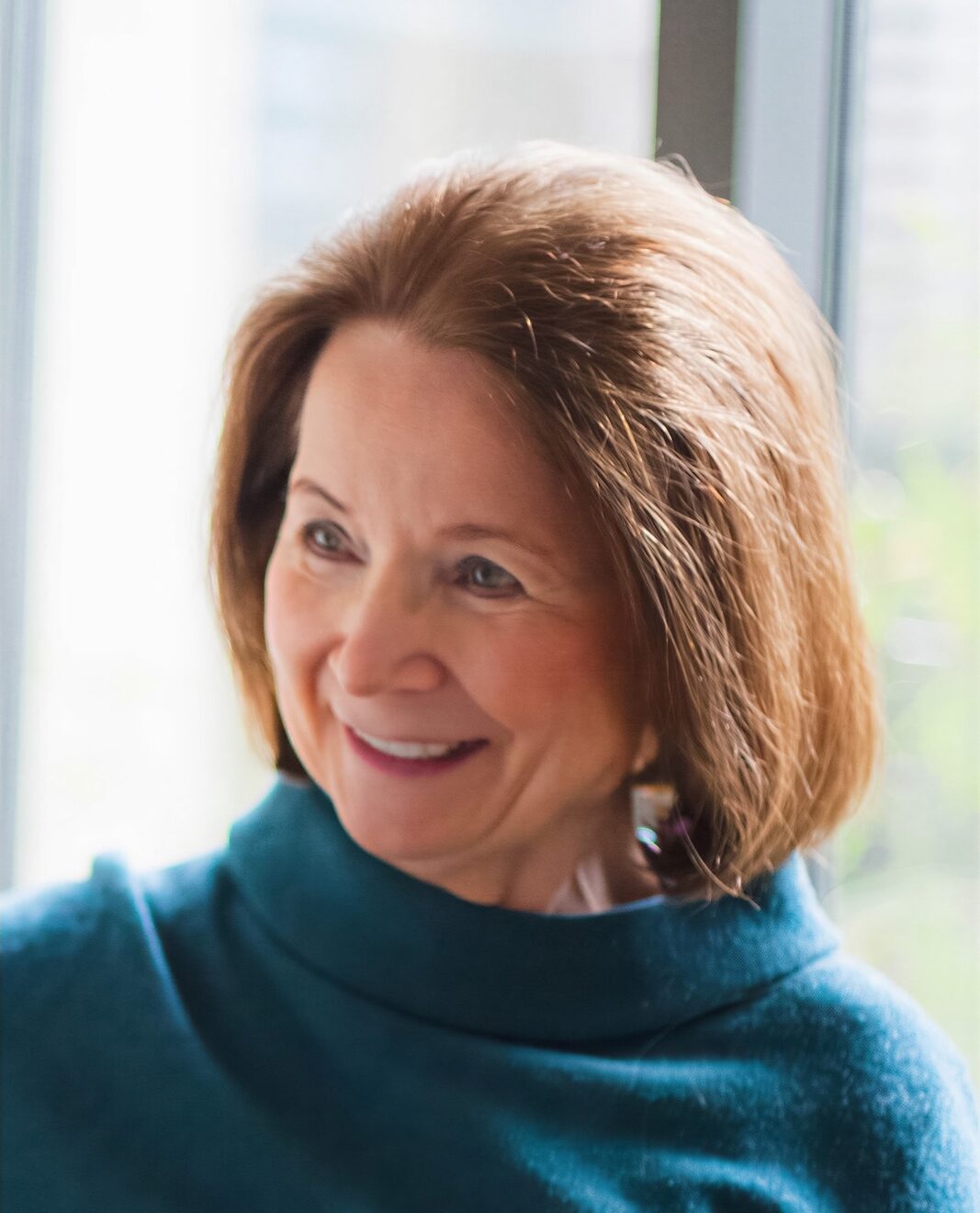 Elderly woman smiling