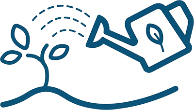watering a plan icon